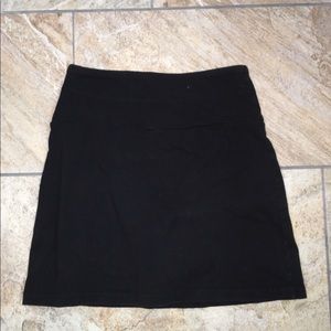 black skirt